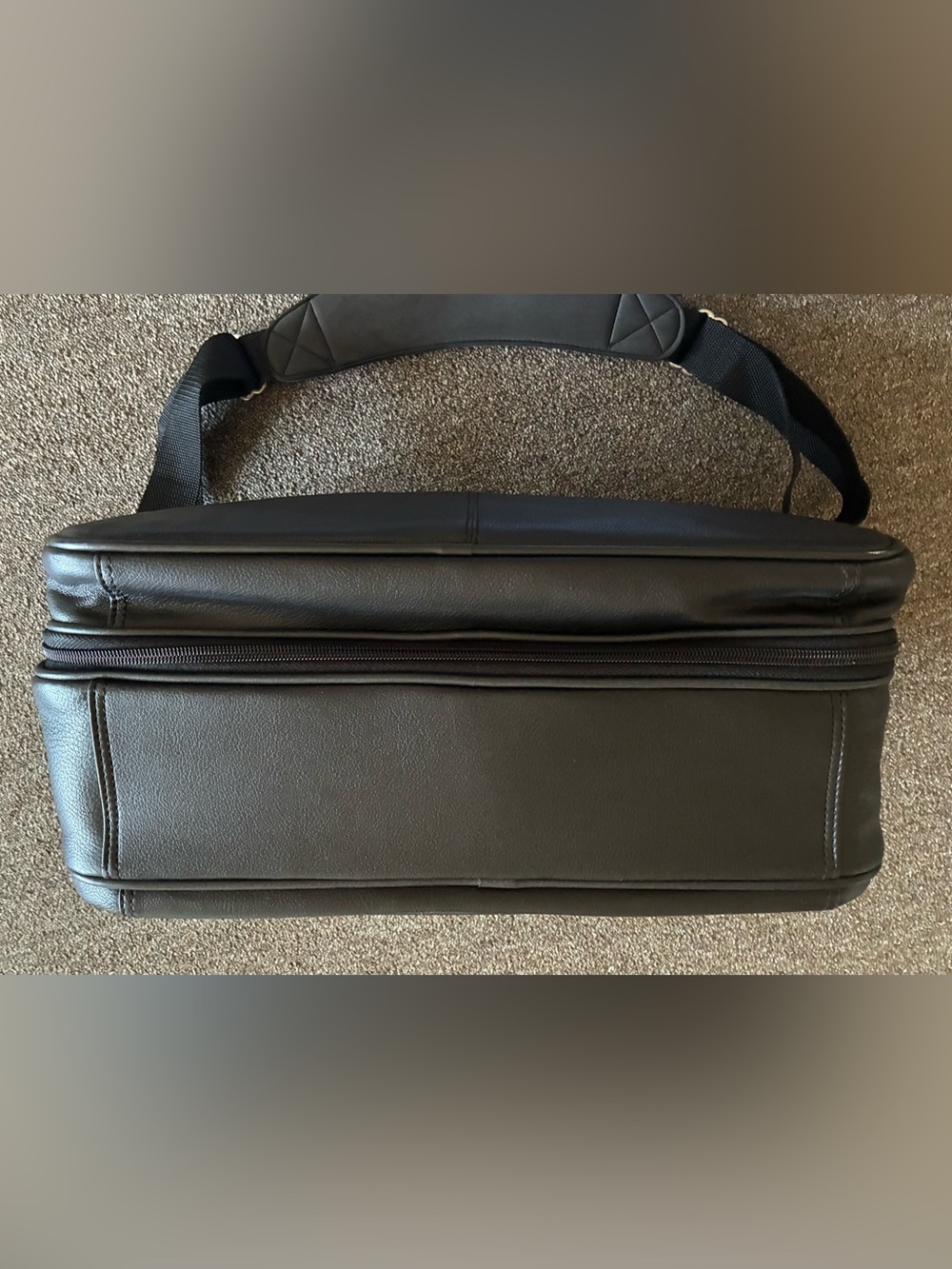 SAMSONITE NEW Classic Expandable Leather Brieftcase Black - Picture 6 of 7